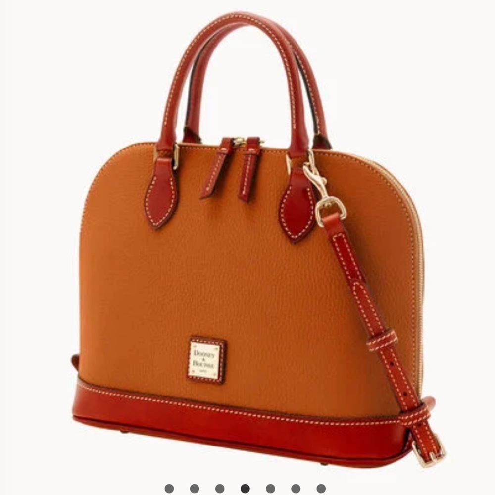 Dooney & Bourke Pebble grain zip zip satchel